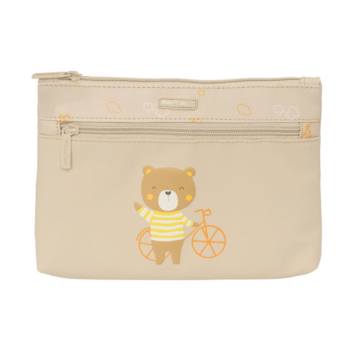 Safta Trousse d'écolier Osito Ours Beige