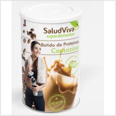 SALUD VIVA Batido De Proteinas Capuccino 320Gr Eco - Shake protéiné bio SALUD VIVA Batido De Proteinas Capuccino 320Gr Eco - Shake protéiné bio