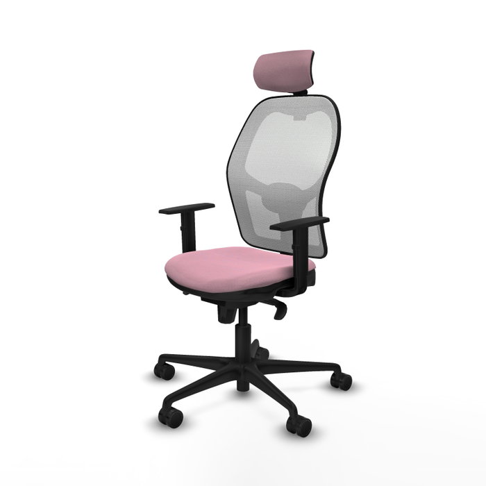 Chaise de Bureau avec Appui-tête Piqueras y Crespo 1D036N2 Rose