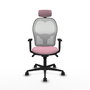 Chaise de Bureau avec Appui-tête Piqueras y Crespo 1D036N2 Rose