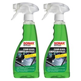 Sonax Pack X2 Nettoyant De Vitres SXP03382410X2 Pour Surfaces En Verre Et Plexiglas, Parfum Citron, 500 Ml