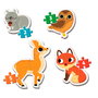 Clementoni My First Puzzle Animales Del Bosque 20814 - Puzzle Évolutif 4 en 1 avec 3, 6, 9 et 12 Pièces pour Enfants 2 Ans+