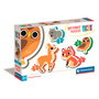 Clementoni My First Puzzle Animales Del Bosque 20814 - Puzzle Évolutif 4 en 1 avec 3, 6, 9 et 12 Pièces pour Enfants 2 Ans+
