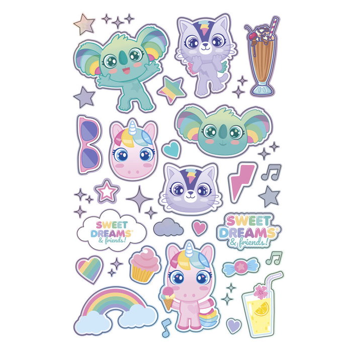 SWEET DREAMS Set de Papeterie Sweet Dreams & Friends - Taille: 35x21x4cm