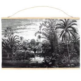 Home Deco Factory MURAL PAISAJE TELA 110x73 CM