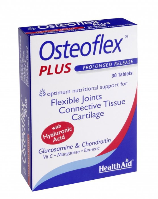 HEALTH AID OSTEOFLEX plus avec acide hyaluronique (30 comprimés) HEALTH AID OSTEOFLEX plus avec acide hyaluronique (30 comprimés)