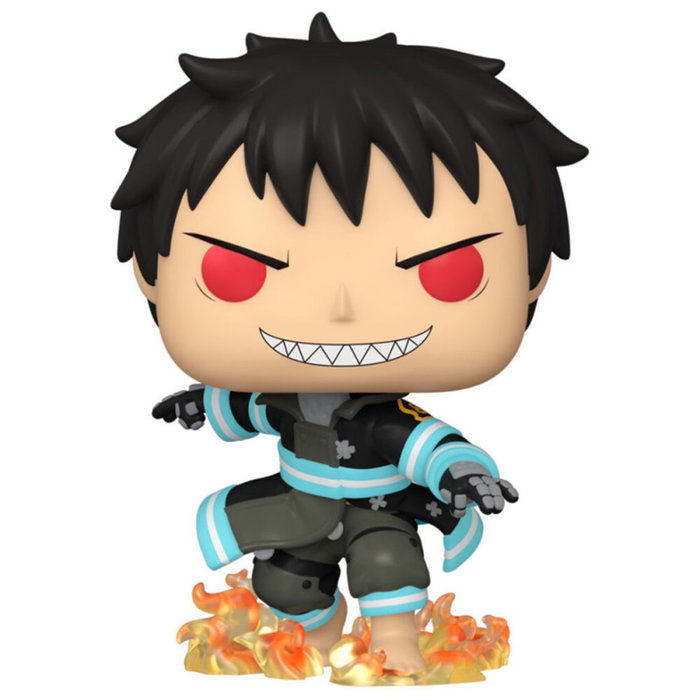 Funko Pop Shinra Fire Force avec feu