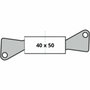 Yale Cylindre de Serrure YC500+ 40x50 mm Nickelé avec 3 Clés