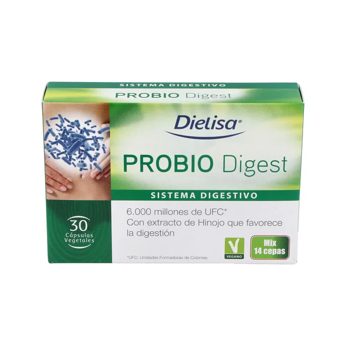 Dietisa Probiodigest 30 gélules - Complément alimentaire digestion probiotiques hinojo Dietisa Probiodigest 30 gélules - Complément alimentaire digestion probiotiques hinojo
