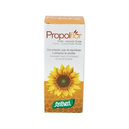 Santiveri Propolflor Forte 200 ml - Complément alimentaire avec propolis, échinacée, tomille pour les défenses naturelles