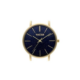 Watxandco WXCA3042 Montre Femme Dorée et Bleu