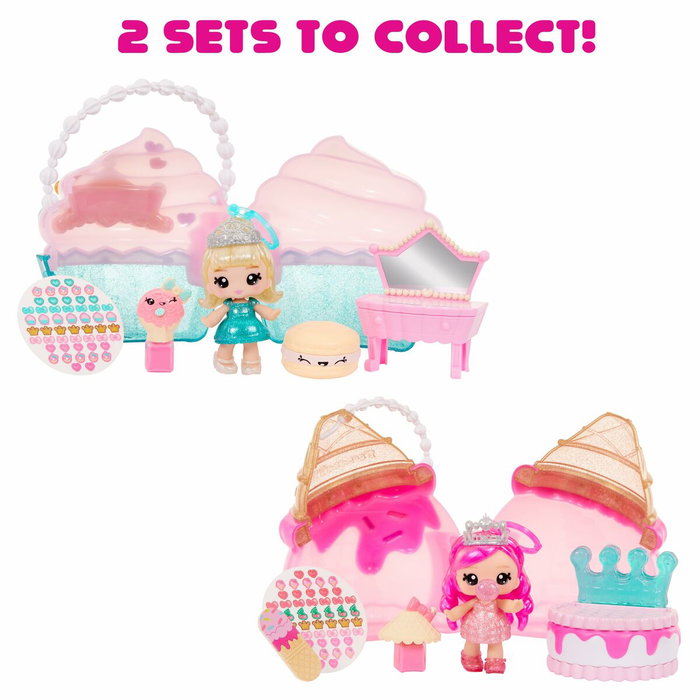 MGA Yummiland Beauty Bag Playset avec Poupée Bianca Chewing-gum et Sac de Beauté Glacé