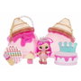 MGA Yummiland Beauty Bag Playset avec Poupée Bianca Chewing-gum et Sac de Beauté Glacé