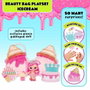 MGA Yummiland Beauty Bag Playset avec Poupée Bianca Chewing-gum et Sac de Beauté Glacé