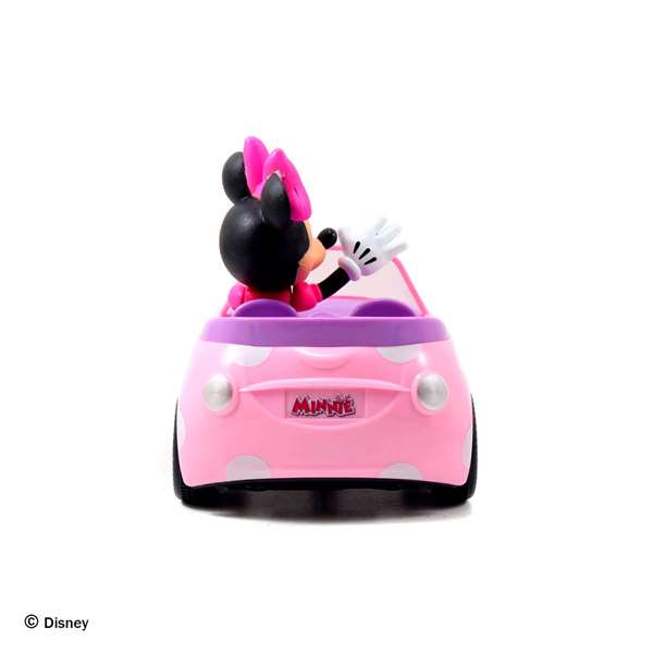 Smoby Coche radio control Minnie Roadster 27 MHz tourne sur lui-même 19 cm - Modèles assortis