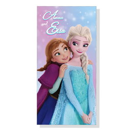 DISNEY Serviette de bain Frozen en microfibre 70 x 140 cm 250 g/m² 100% polyester