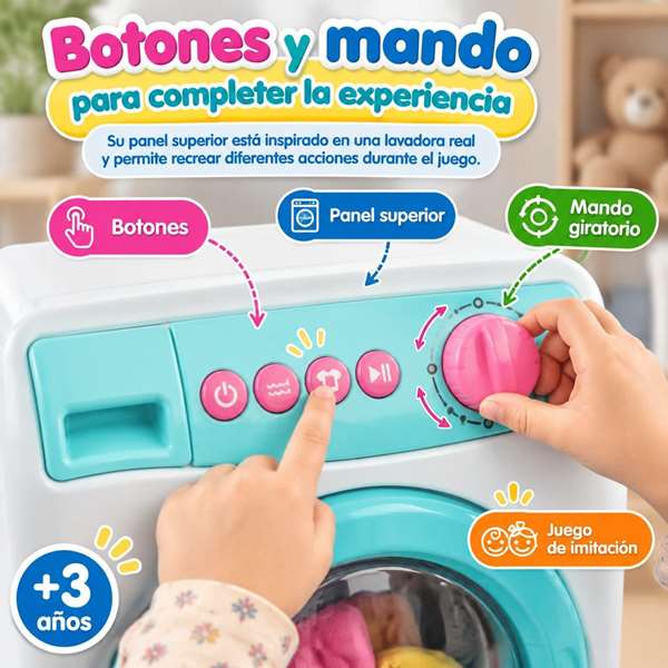 Jugatoys - jugahome Air fryer avec changement de couleur, lumières et sons Jugatoys - jugahome Air fryer avec changement de couleur, lumières et sons