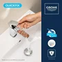 Grohe DICE Taille S CH3 Chrome - Mitigeur de lavabo design moderne, cartouche céramique SilkMove, vidage clic-clac, débit 5 l/min à 3 bars