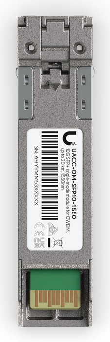 Ubiquiti Module optique SFP+ CWDM 1550nm Monomode Ubiquiti Module optique SFP+ CWDM 1550nm Monomode