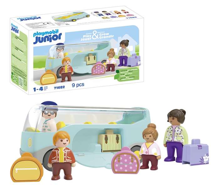 Playmobil Junior Autocar de voyage 71682