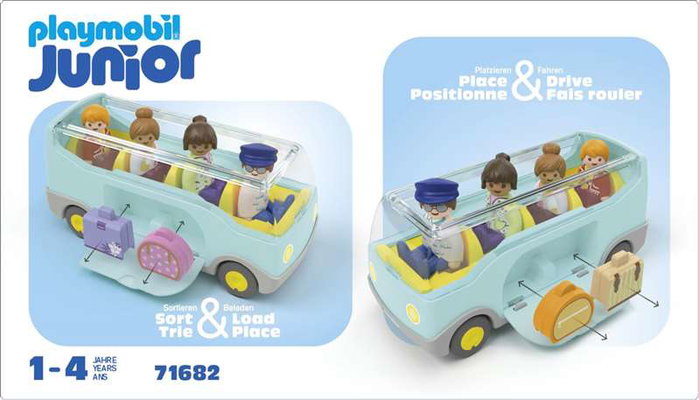 Playmobil Junior Autocar de voyage 71682