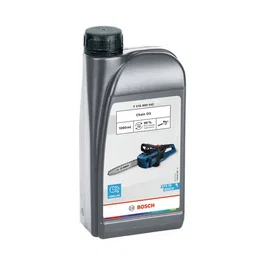 Bosch Huile pour tronçonneuse 1 litre - Huile de lubrification pour chaîne de tronçonneuse