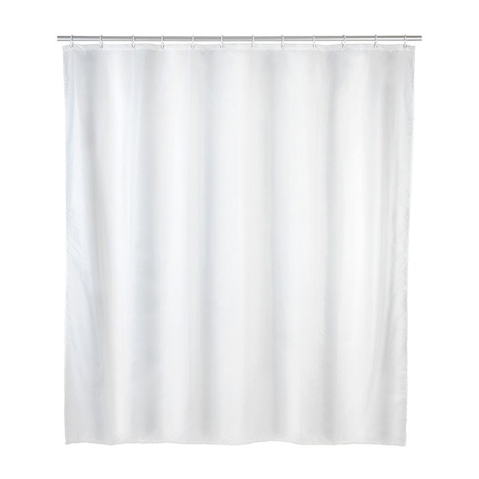 Allstar Rideau de douche en polyester, blanc, 180 x 200 cm Allstar Rideau de douche en polyester, blanc, 180 x 200 cm