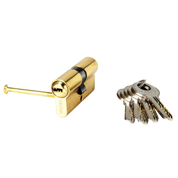 WOLFPACK LINEA PROFESIONAL Cylindre de sécurité 30x40/15,0 mm laitonné WOLFPACK LINEA PROFESIONAL Cylindre de sécurité 30x40/15,0 mm laitonné