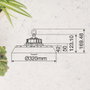 Pro Line Campana industrielle LED Mitope 200W 90º