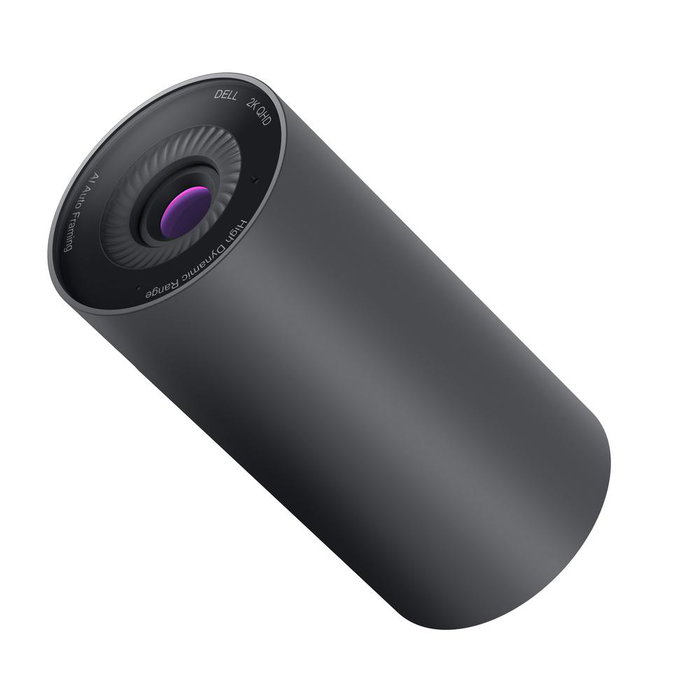 Dell Webcam WB5023 USB 2.0 Full HD 2560x1440 avec microphone intégré et zoom numérique 4x, noir