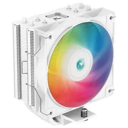 Deepcool Ventirad CPU Gammaxx AG400 ARGB Blanc - Ventilateur PWM ARGB 120mm - Compatible Intel LGA 1700/1200/115x et AMD AM5/AM4