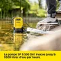 Karcher Pompe d'évacuation SP 9.500 Dirt pour eau chargée, robuste et facile à mettre en œuvre