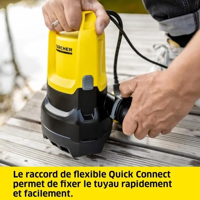 Karcher Pompe d'évacuation SP 9.500 Dirt pour eau chargée, robuste et facile à mettre en œuvre Karcher Pompe d'évacuation SP 9.500 Dirt pour eau chargée, robuste et facile à mettre en œuvre