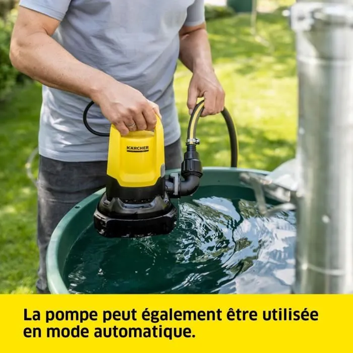 Karcher Pompe d'évacuation SP 9.500 Dirt pour eau chargée, robuste et facile à mettre en œuvre Karcher Pompe d'évacuation SP 9.500 Dirt pour eau chargée, robuste et facile à mettre en œuvre