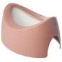 Thermobaby Pottyboo - Pot d'apprentissage ergonomique pour enfant - Position physiologique, confortable - Rose et blanc
