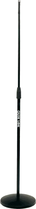 QUIKLOK Microlite 300 Support Microphone Recto avec Base Ronde Acier Réglable 902-1562 mm