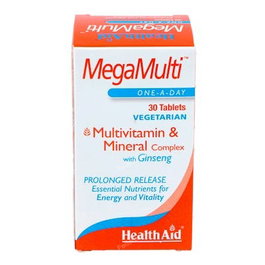 HEALTH AID MEGAMULTI con GINSENG 30 comprimés