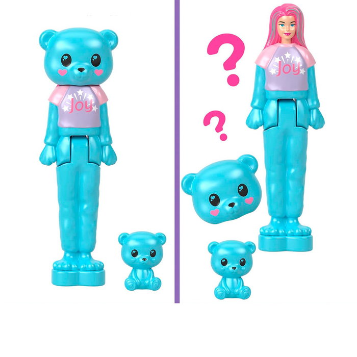 Barbie Mini-BarbieLand Cutie Reveal Poupée de 3,8 cm et son animal