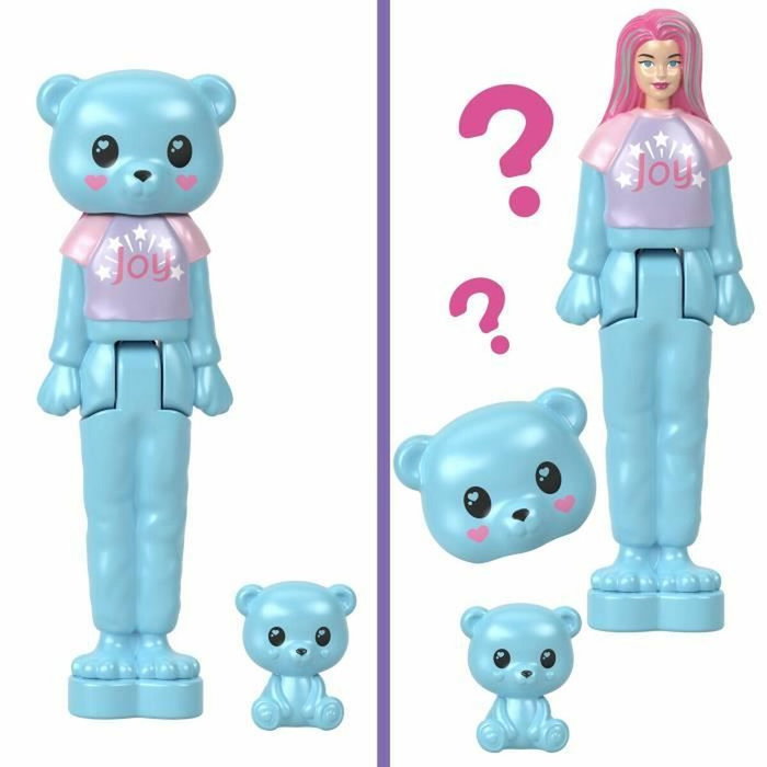 Barbie Mini-BarbieLand Cutie Reveal Poupée de 3,8 cm et son animal