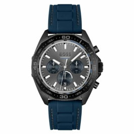 Hugo Boss 1513972 Montre Analogique Bleu et Gris