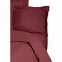 BigBuy Home Parure de couette Bordeaux 3 pièces
