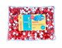 Innspiro Gemas decorativas acrylicas corazón rojo 10x10mm, 1000u. approx.