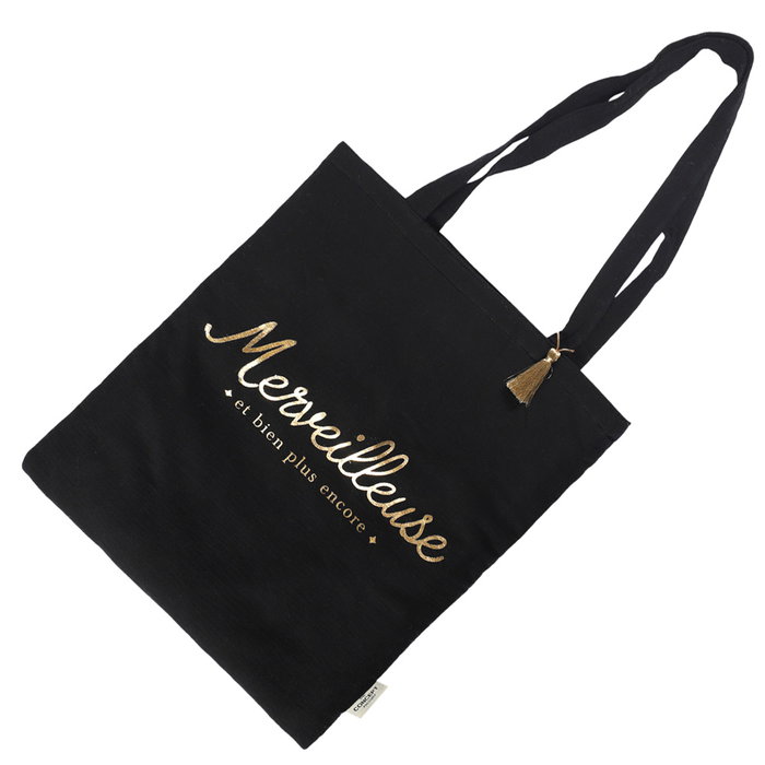 The Concept Factory Sac Tote Bag Collection EMOTION en coton et viscose