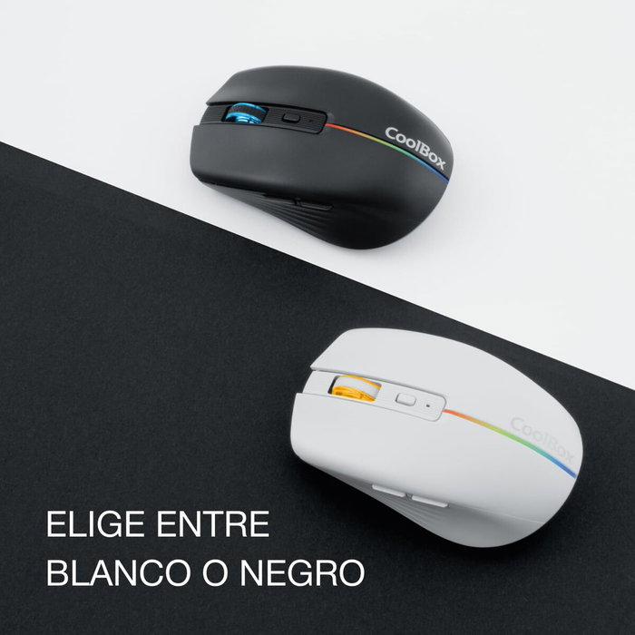 Souris sans-fil CoolBox COO-MOU-W01-W Blanc 1600 dpi
