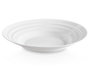 Vivalto Assiette Creuse Ondas Opal 22 cm Blanc – Passe au Lave-vaisselle et Micro-ondes (Set de 24)