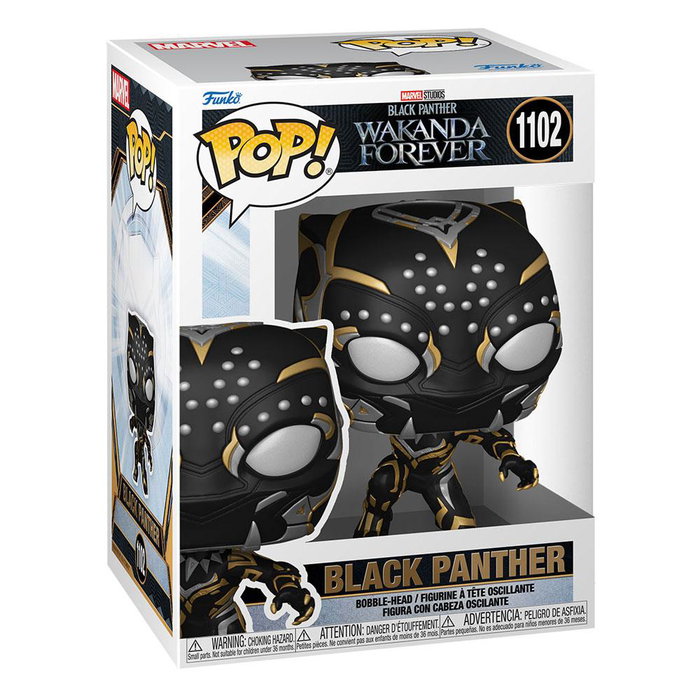 FUNKO POP Marvel Black Panther Wakanda Forever - Figurine en vinyle noire FUNKO POP Marvel Black Panther Wakanda Forever - Figurine en vinyle noire