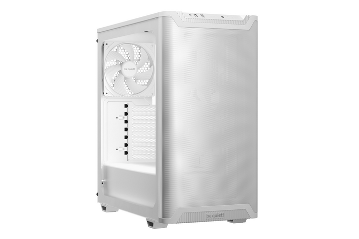 be quiet! Pure Base 501 Airflow Window BGW75 Blanc sur fond noir transparent be quiet! Pure Base 501 Airflow Window BGW75 Blanc sur fond noir transparent