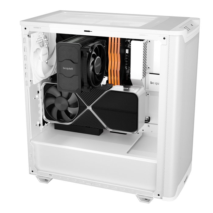 be quiet! Pure Base 501 Airflow Window Blanc sur transparent be quiet! Pure Base 501 Airflow Window Blanc sur transparent