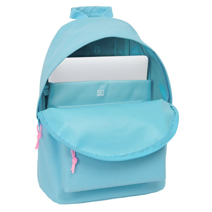 Benetton Cartable benetton basics Celeste 31 x 41 x 16 cm Benetton Cartable benetton basics Celeste 31 x 41 x 16 cm