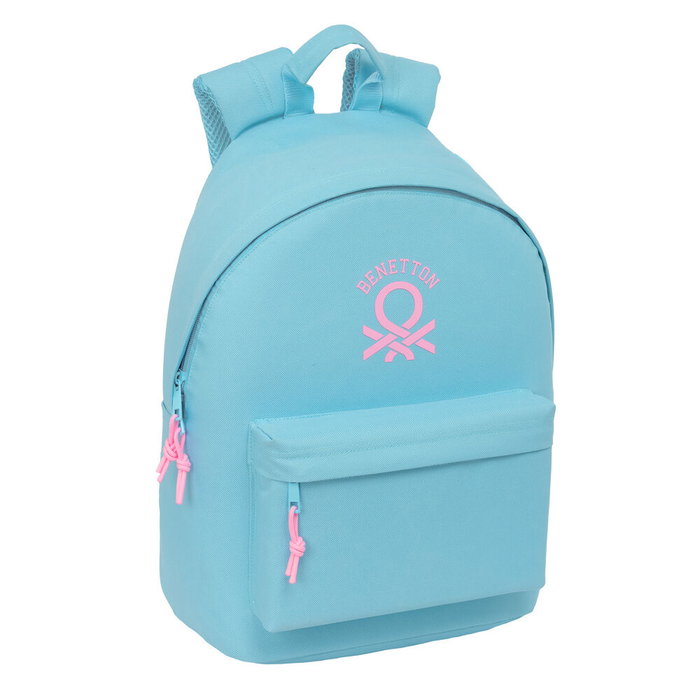 Benetton Cartable benetton basics Celeste 31 x 41 x 16 cm Benetton Cartable benetton basics Celeste 31 x 41 x 16 cm